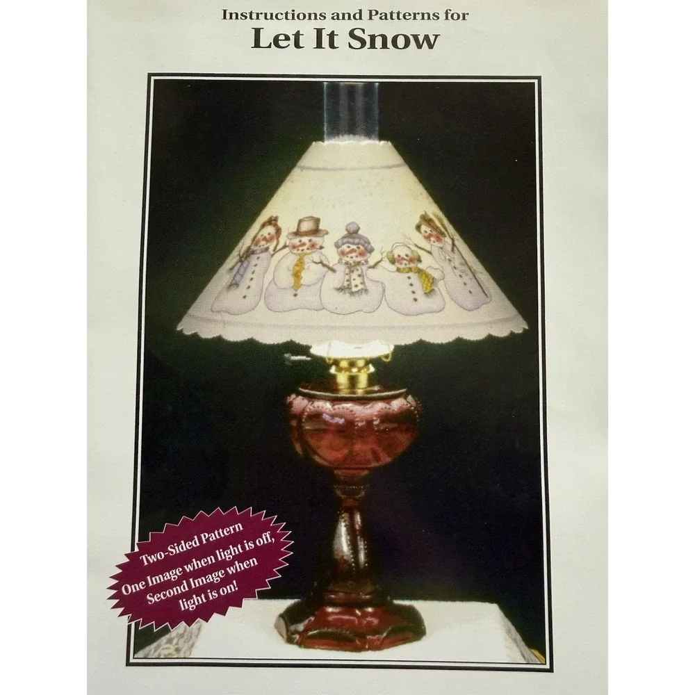 Shady Lady 2-Sided Pattern: LET‎ IT SNOW # 308P For 6